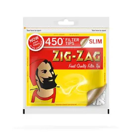 Zig Zag Slim Filter Tips - 450 Pack