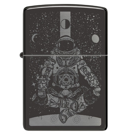 Astronaut In Space Design Zippo Lighter