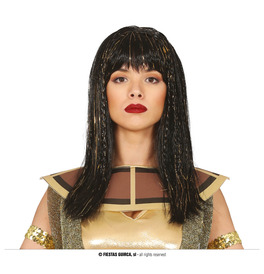 Black and Gold Wig