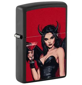 Zippo Lighter Devil Vampire Design
