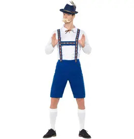 Bavarian Costume, Blue