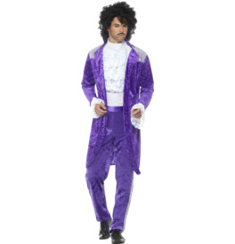 Smiffys 80s Purple Musician Costume
