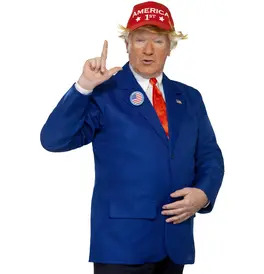 President Costume, Blue & Red Costume