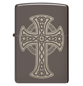 Celtic Cross Design Zippo Lighter