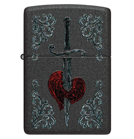 Heart Dagger Tattoo Design Zippo Lighter