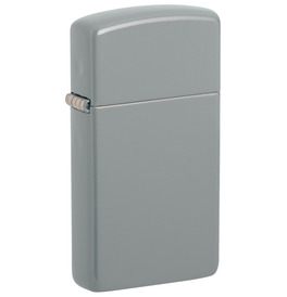 Slim Flat Grey Design Zippo Lighter