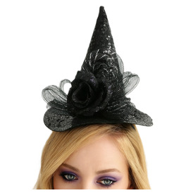 Witches Headband Hat, Black
