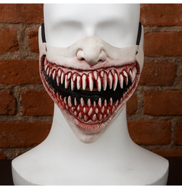 Creepy Chuckle Half Mask Latex Mask
