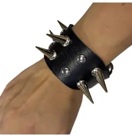 Black Spiked Bracelet 