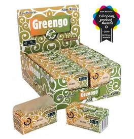 Greengo Unbleached Slim Rolls (Box Of 24)