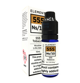 Element 555 Tobacco Nic Salt E-Liquid 10ml
