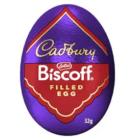 Cadbury Biscoff Filled Chocolate Egg 32g
