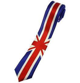 Union Jack Long Tie