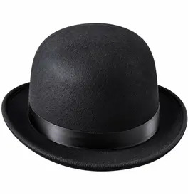 Kids Bowler Hat, Black