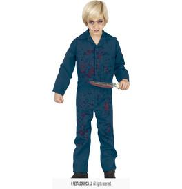 Murderer Blue Boiler Suit Costume