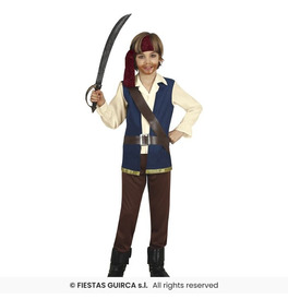 Blue Pirate Costume 