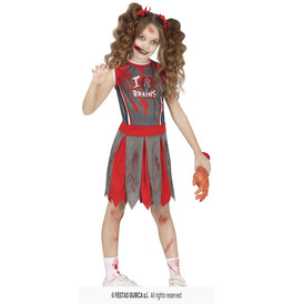 Zombie Cheerleader Girls Costume