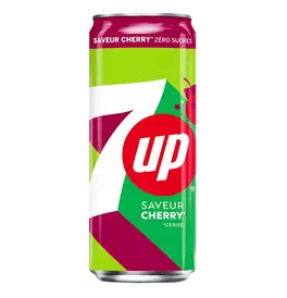 7up Cherry Slim Can