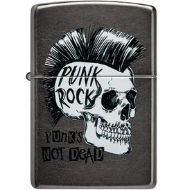 Punk Rock Skull Design Zippo Lighter