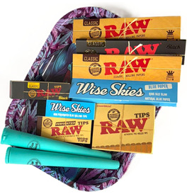 Wise Skies Blue Large Rolling Box Set 