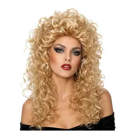 Curly Blonde Wig 