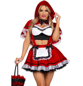 Flirty Miss Red Top and Skirt