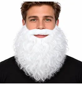 Deluxe Fake Beard, White