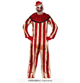 Striped Clown Costume 