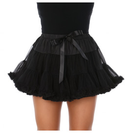 Luxury Black Layered Tutu Skirt