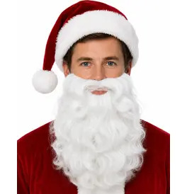 Santa Beard, White