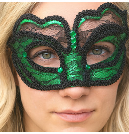 Gothic Eye Mask, Green