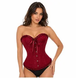 Burgundy Deluxe Corset