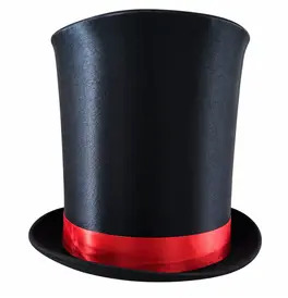 Black Monarch Top Hat