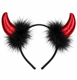 Devil Horns, Black and Red