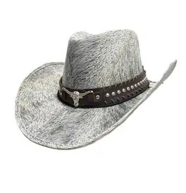 Grey Bull Cowboy Hat