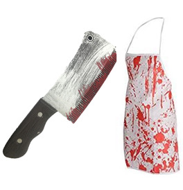 Bloody Killer Knife & Apron Set