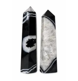 Black Agate Tower Points