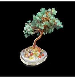 Green aventurine Crystal Gemstone Tree 