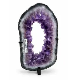 Royal Amethyst Crystal Geode Arch