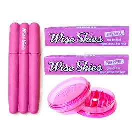 Wise Skies Pink Trident Holder Set