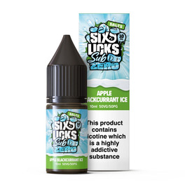 Sub Zero Apple Blackcurrant Nic Salt 10ml E-Liquid by Six Licks