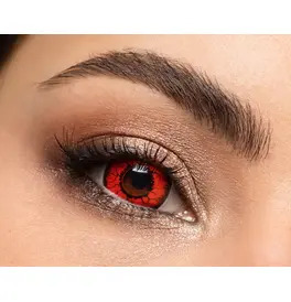 Mesmereyez Mini Sclera Red Rage Contact Lenses