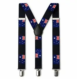 Australian Adjustable Clip-On Suspenders