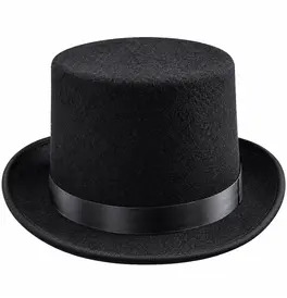 Kids Top Hat, Black