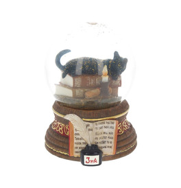 Lisa Parker Witching Hour Cat Snowglobe 11cm