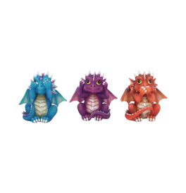 Nemesis Now Three Wise Dragonlings Figurines Dragon Ornaments