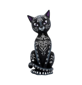 Mystic Kitty Figurine Spirit Board Black Cat Ornament 11cm