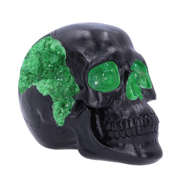 Nemesis Now Geode Skull Green 17cm