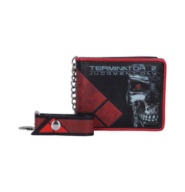 Officially Licensed Terminator 2 Judgment Day T2 Wallet with Chain