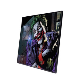 Batman The Joker Grin Doomsday Clock Crystal Clear Art